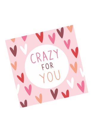 Crazy for You Greeting Card